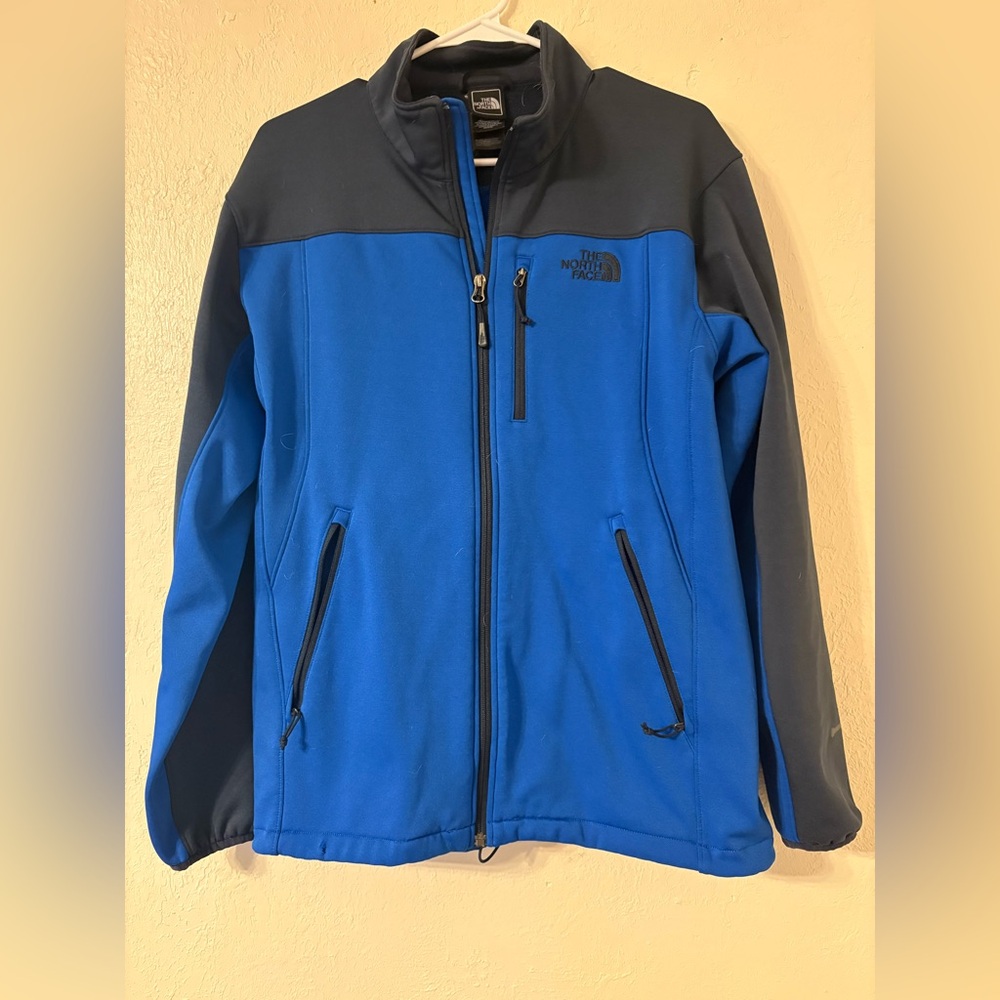 The North Face Men's Performance Jacket in Blue and Gray Size Large